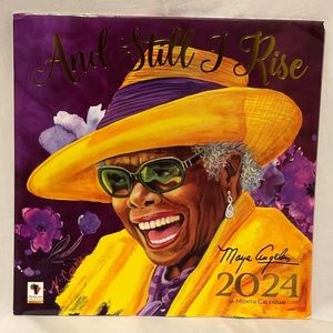 Calendar 2024 - 16 month - Maya Angelou